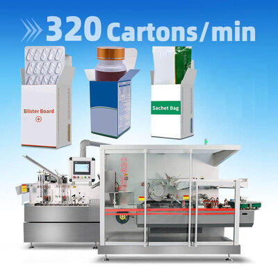 Guter Preis High Speed Automatic Cartoner Packaging Machine Capsule Tablet Cartoning Packing Machine for Blister Bottle Sachet Tube Online