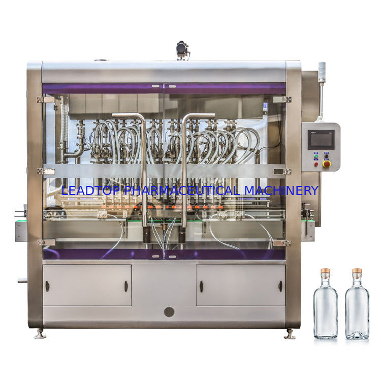 Flaschenfüllmaschine Saftflaschenfüllmaschine 0,6 MPa Luftdruck<1% Genauigkeit