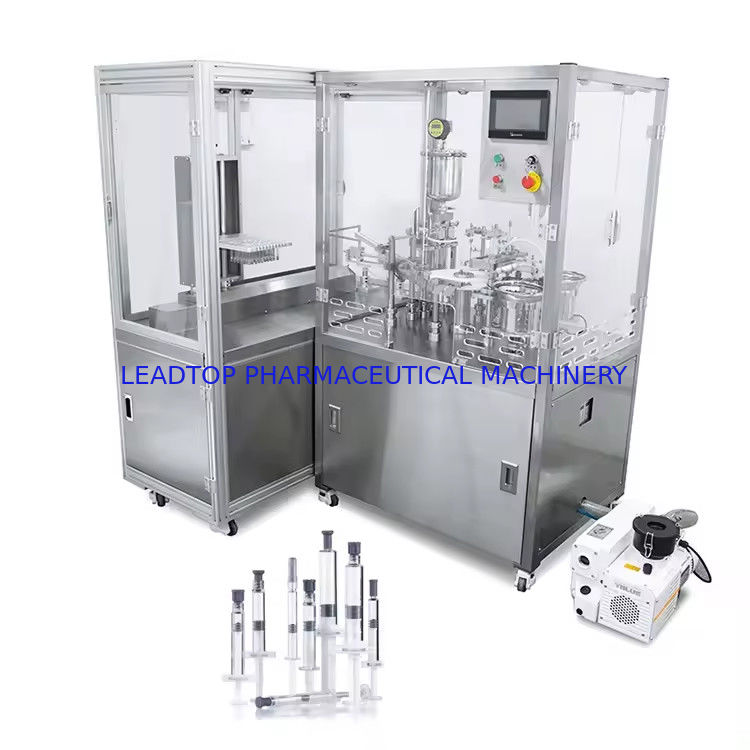 Maschine zur Füllung von Edelstahlspritzen Präzision Produktionskapazität von 1700-2800 p/h