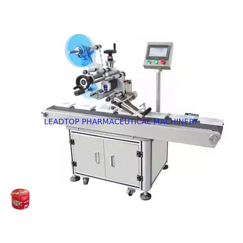 Rechts- oder Linksbetrieb Automatische Etikettiermaschine Automatischer Aufkleberanwendungsapparat mit 350 mm Maximaletikett