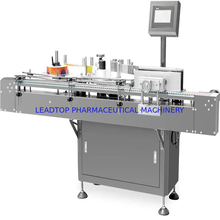 Runde Flasche Automatische Etikettiermaschine mit 75 mm Spulen Durchmesser Etikett und AC220V 0,5Kw 60HZ Stromversorgung