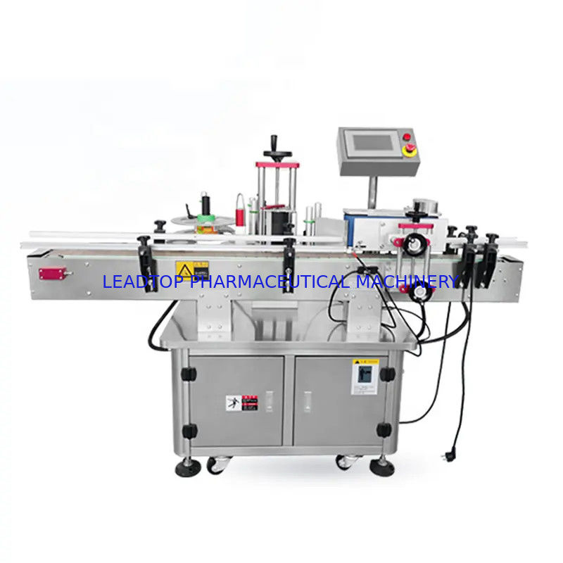 Hochgeschwindigkeits-Rundflaschen-Automatik-Kennzeichnungsmaschine Schrittmotor Laufgeschwindigkeit 10-250 PCS/min