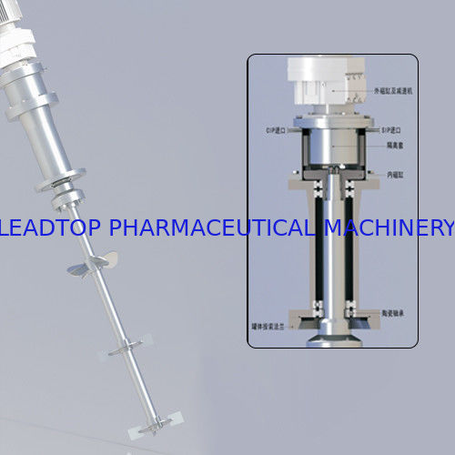 Top Magnetische Levitation Mischer Lebensmittel Biopharma Chemical 316L SS FDA GMP Null-Lager Verschleiß Korrosionssicher