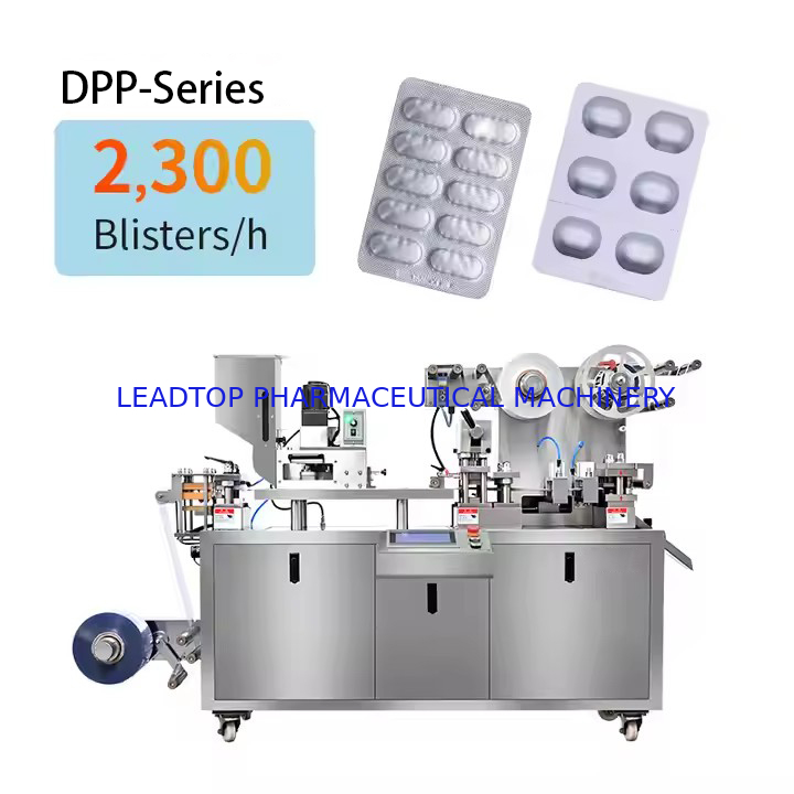 0.5-5 ml Blisterpackmaschine mit einem Geräuschpegel von 75dBA und einem Luftdruck von 0,6 MPa