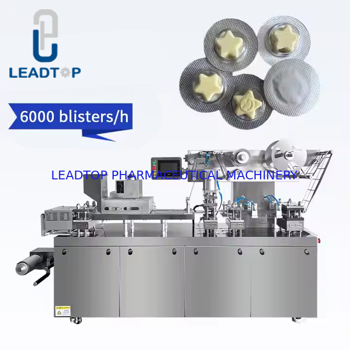 PLC Blisterverpackungsmaschine mit 2 Schweißköpfen 30-60 Stück/min
