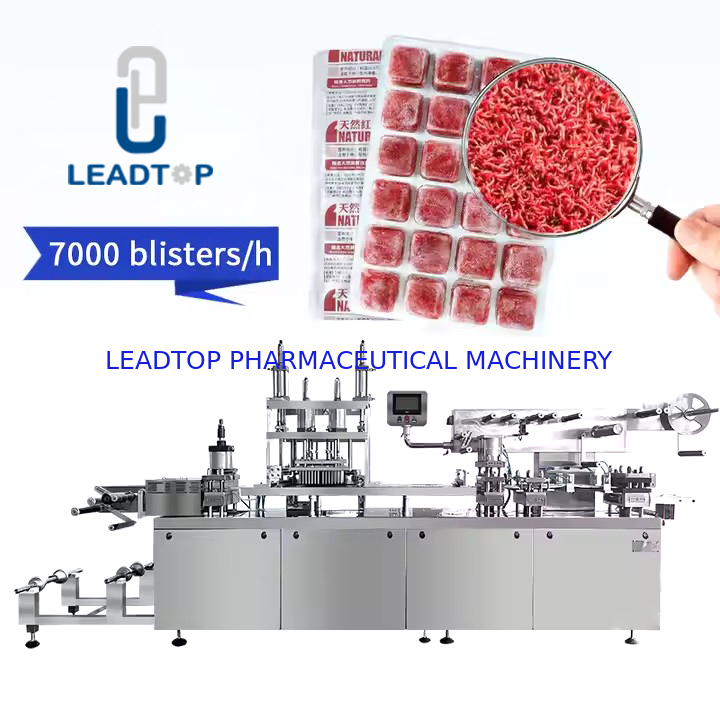 Anpassbare Blister-Verpackungsmaschine mit PLC-Steuerung 30-60 Stück/min