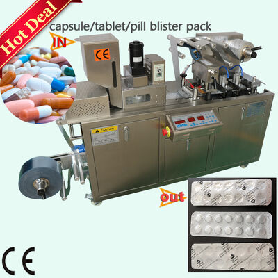 Guter Preis Automactic-Tablet-Pillen-Blasen-Verpackungsmaschine 2.2kw Mini Blue Tablet Capsule Online