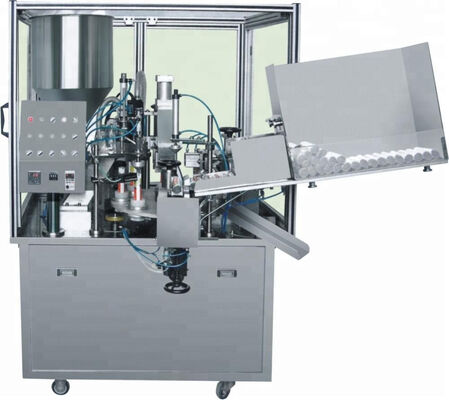 Guter Preis Plastikpolymer-Rohr-versiegelnder Ausrüstungs-Füllmaschine-Kosmetik-schwarzer Lech Online