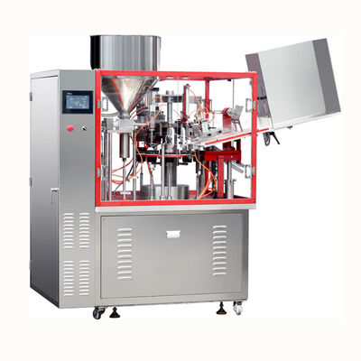 Guter Preis Kosmetisches Sahnerohr-füllende Dichtungs-Maschinen-automatische Zahnpasta-Salbe 35pcs/Min Online