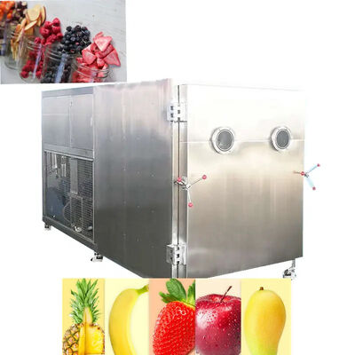 Guter Preis Industry Vacuum Freeze Dryer Machine Strawberry Fruit And Vegetable 120Kw 25kg / Batch Online