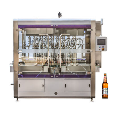 Guter Preis 6 kW Stromverbrauch Rotationsflüssigkeitsfüllmaschine mit 16 Düsen Online