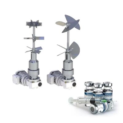 Guter Preis Hochdrehmoment-Magnetrührer für Sprengstoff mit ATEX-Zertifizierung mit Hastelloy-Klingen und CIP-fähigem Sanitärdesign Online