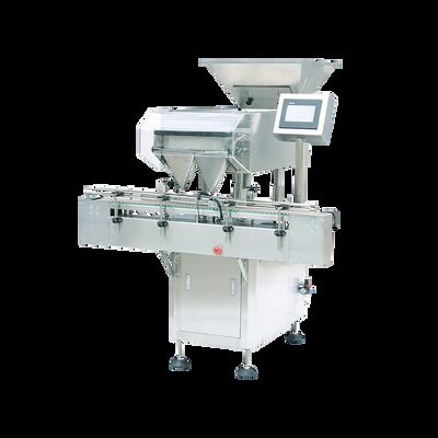 Guter Preis 15 Kapazität Tablettenzählmaschine für 5-25mm Pillen in quadratischen Plastikflaschen Online