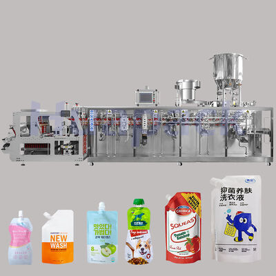 Guter Preis High Productivity Plastic Pouch Food Coffee Bean Pet Food Rice Filling Horizontal multifunctional packaging machine Online